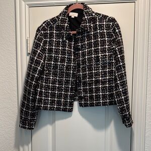 LOFT multicolor Tweed Blazer